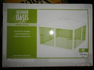 New NIB BUG Insect Mosquito JCP JC Penney Gazebo Netting Outdoor Oasis