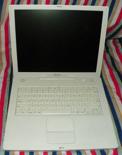 Apple iBook G4 Laptop 14 1 inch 60 GB 512MB RAM CD Drive PowerPC