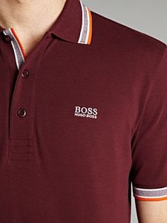 Hugo Boss Classic logo tipped detail polo shirt Black   House of Fraser