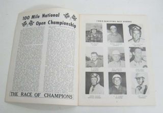 1962 Langhorne Speedway Race Program PA NASCAR