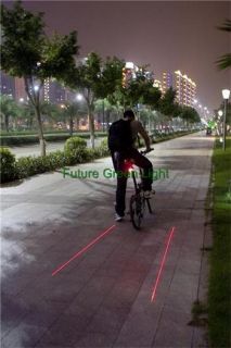 red laser light for your safety on the road ideal for jogging walking