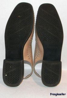 Laura Scott Womens Hunter Slingbacks Shoes 7 5 M Tan Le