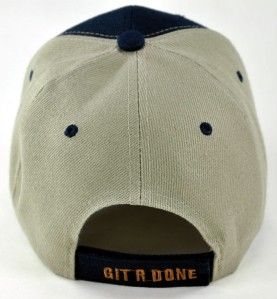 New Git R DONE Larry The Cable Guy Flame Cap Hat Navy