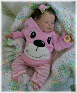 REBORN BABY DOLL *LITTLE MISS LUCY* BY TINA KEWY   LTD ED 85/650