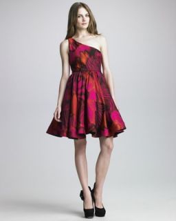 New $550 Alice Olivia Lavinia One Shoulder Dress