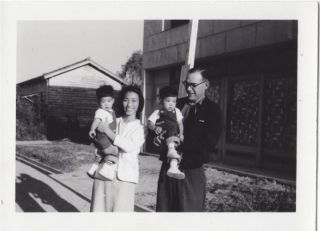 Marugame Japan Lawrence Luther w Parents Snapshot
