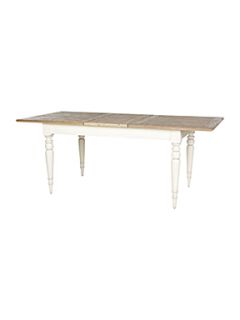Shabby Chic Willow 155cm extending dining table   