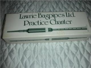 Lawrie Bagpipe Practice Chanter in Box with 3 Reeds