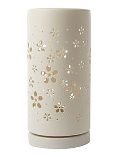 Linea Blossom ceramic cut out table lamp   