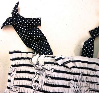 So La Vita Baby Girls Smocked Stripe Dress with Shrug Size 12 Months
