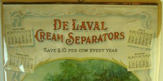 Rare 1903 De Laval Separators Advertising Calendar New York, Chicago