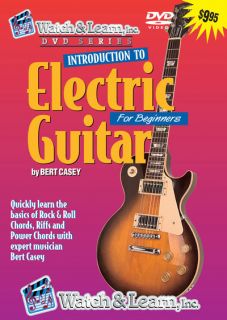 Beginner Electric Guitar Lesson DVD Video Learn Play