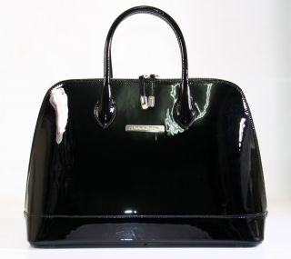 Luxury Evening Bag Alma Style 38 Black Patent Leather Cristiano Pompeo