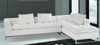 Grazia Modern Sectional Sofa Italian Leather