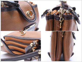 Piece Combine Clutch Bags Cow Leather Purses Womens Handbags