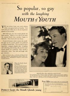 1927 Ad Lehn Fink Products Co Pebeco Tooth Paste Original Advertising
