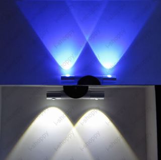 2W 2 LED Wall Hall Light Modern Decorative Fixture Bulb