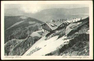 Hotel Hochschneeberg 1800M Old Ph 1927 Postcard Austria