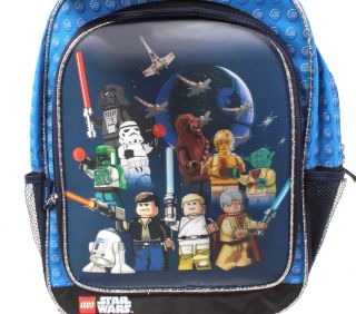 Lego Star Wars Characters Backpack Hans Luke Chewbacca R2D2 C3PO Vader