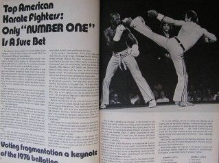 1976 Black Belt Yearbook Bruce Lee Thomas Lapuppet Karate Kung Fu