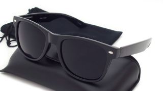 Wayfarer Sunglasses Dark Lenses Black Vintage Mob Style