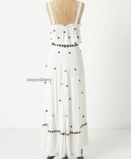 New Anthropologie LeifNotes Mirror Dotted Maxi Dress Size 0 2 4 6