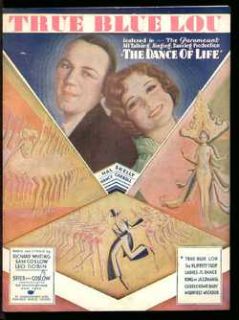 Dance of Life 1929 Nancy Carroll True Blue Lou