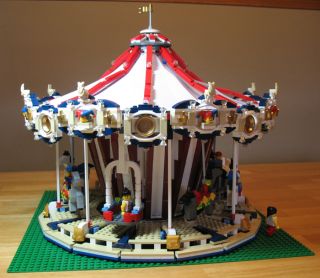Lego Grand Carousel 10196 Complete Minifig Instruction