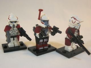 Clone Wars Lego ARF Trooper Custom 9488 Battle Pack Army Star Elite