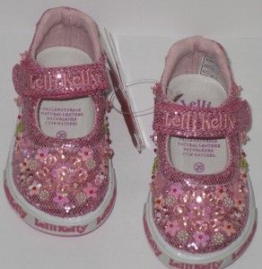 Lelli Kelly LK8081 Glitter Fiori Pink Mary Jane Shoes
