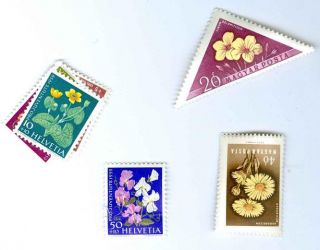 Lot Vintage 1959 International Postage Stamps Mail