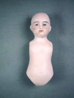 Ceramic Doll Head Torso MKD 8095 3 5in Doll