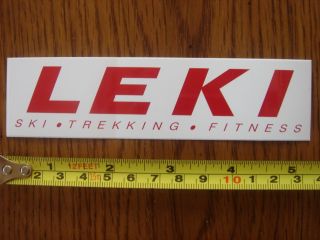 Leki Sticker Decal Trekking Hiking Skiing Poles