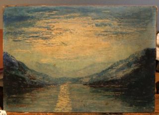 Leonard Davis Alaska Titled on Reverse Moonlight on The Yukon River