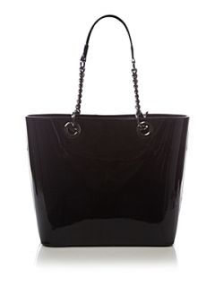 DKNY Patent large shopper bag with scarf   House of Fraser