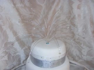 Crystal Fountain Cake Topper Wedding Anniversary Birthday