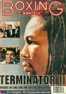 1998 Boxing Monthly Lennox Lewis vs Briggs Mike Tyson Muhammad Ali