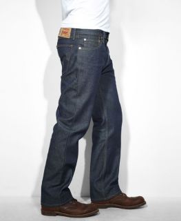 Levis Mens 505 Straight Fit Original Jeans Rigid 0217