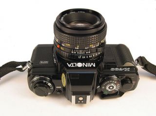 Minolta X700 x 700 Camera MD 50mm F1 7 Serviced with GUARANTEE Mint