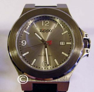 Zippo Set Lighter Wrist Watch Top RARE 2005 W11