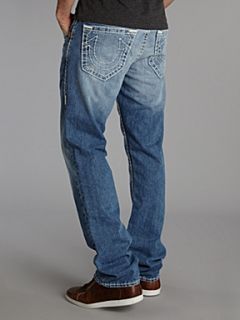 True Religion Jenno Super T Straight Fit Jeans Denim   