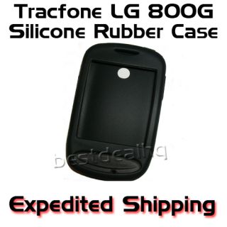 Tracfone LG 800G Silicone Rubber Case Sleeve Skin Cover