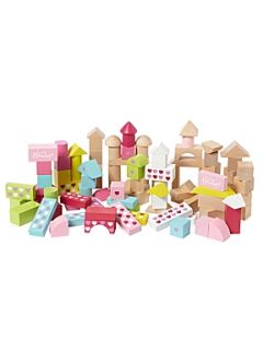Hamleys 100 pink building blocks   