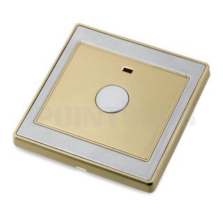 Steel Modern Home Touch Control Wall Light Switch Plate