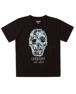 Converse Kids T Shirt, Boys Chuck Skully Tee   Kids Boys 8 20