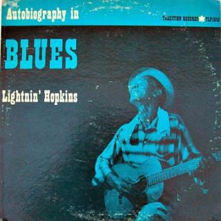 Lightnin Hopkins Autobiography in Blues 60 Tradition Label Mono