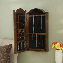 Colton Wall Mounted Jewelry Armoire