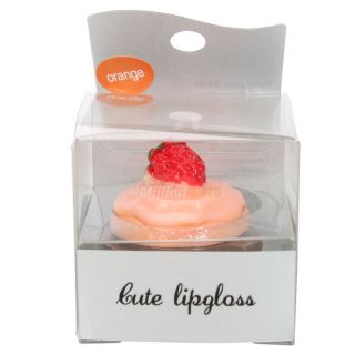 New Lipstick Lip Makeup Sexy Gloss Cosmetics Cute Cake Orange