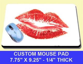 Lipstick Stain Kiss Mark Computer Mouse Pad New Cool