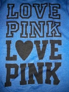 Victorias Secret Pink Blue Sweatshirt Various Sizes You Choose